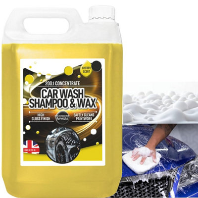 Storm Trading Group 1 X 5 Litres Car Wash & Wax Shampoo Concentrated Protective Detailing Cleaner from B&Q