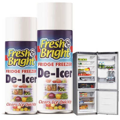Storm Trading Group 2 X 200Ml Fridge Freezer De-Icer Spray Quick Ice Remover Anti-Bacterial Fridge Cleaner from B&Q