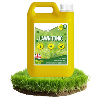 Storm Trading Group 1 X 5L Lawn Tonic Ready To Use Greener Grass Feed Healthier Looking Garden Enhances Lawn Colour from B&Q