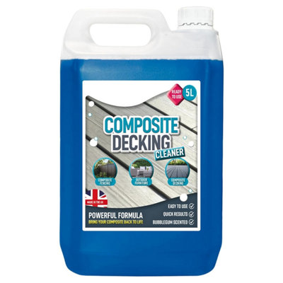 Storm Trading Group 2 X 5L Composite DeckingFurniture & Fencing Cleaner And Reviver Removes Dirt & Grime from B&Q