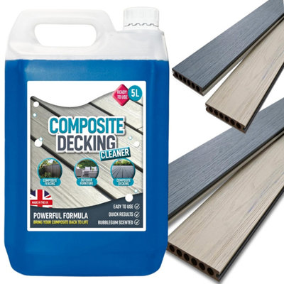 Storm Trading Group 1 X 5L Composite DeckingFurniture & Fencing Cleaner And Reviver Removes Dirt & Grime from B&Q