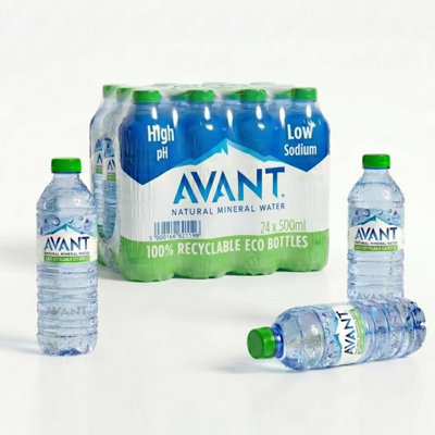 Storm Trading Group 24 X 500Ml Natural Mineral Still Water Screwcap Grab & Go Hydration Hand Water Bottles from B&Q