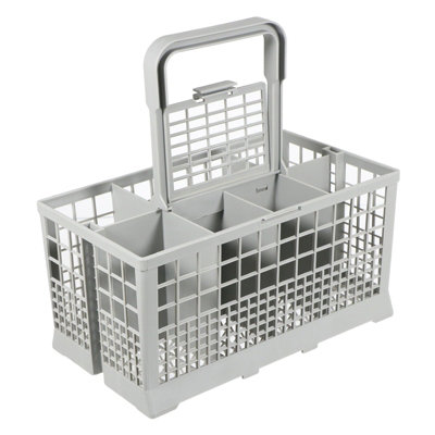 Spares2Go Universal Dishwasher Cutlery Basket Caddy Cage (Removable Handle240mm) from B&Q