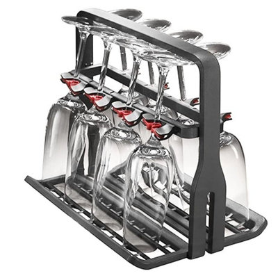 Spares2Go Universal Wine Glass Basket Dishwasher Rack (8 Glasses) from B&Q
