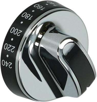Spares2Go Temperature Control Knob For Stoves Fits New World Fits Belling Oven Cooker from B&Q