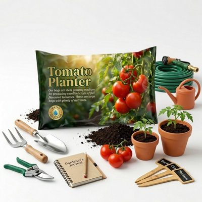 Storm Trading Group 1 Bag (56 Litres) Tomato Planter Nutrient Enriched Grow Bags Seaweed Enriched With Improved Water Retention Flavoursome Tomatoes from B&Q