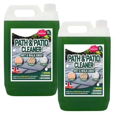 Storm Trading Group 2 X 5 Litre PatioPath & Driveway Cleaning Solution Removes Stains from B&Q
