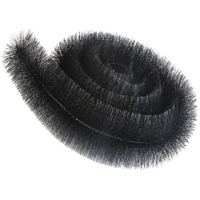 Storm Trading Group 1 X Black Gutter Brush 4M X 100mm Prevents Debris & Moss from B&Q