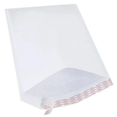 B&Q -  500 X Size Dvd (170X215mm) White Padded Bubble Lined Postal Mailing Envelopes