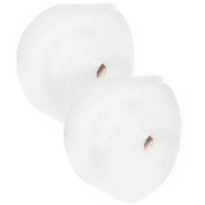 Pluto Packaging 2 X 300mm X 50M Large Air Filled Bubble Wrap Rolls For PackagingHouse Moving & Storage from B&Q