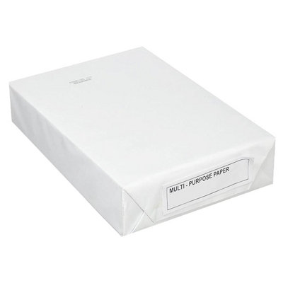 Pluto Packaging 1 Ream (500 Sheets) Multi-Purpose White Home Office Schools A4 Copier Paper For Printers 80Gsm from B&Q