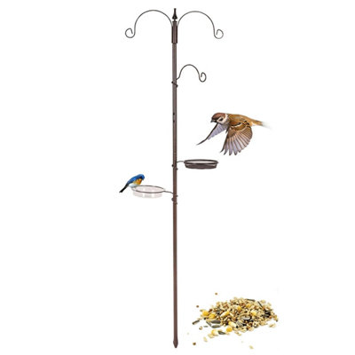 Pluto Packaging Wild Bird All In One Traditional Feeding Station For Attracting Birds Ideal For Gardens & Patio Areas from B&Q