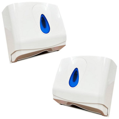 Pluto Packaging Wall Mounted Commercial Modular C-Fold Hand Paper Towel Dispenser For Kitchens & Restaurants from B&Q