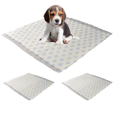 Pluto Packaging 75 X Easy Hygienic Disposable 3 Highly Absorbent Layered 40Cm X 50Cm Dog Puppy Leak Proof Toilet Training Sheets For Pet Wee from B&Q