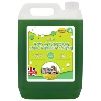 Pluto Packaging 1 X 5L Powerful Concentrated Formula Top & Bottom Chemical Toilet Cleaner from B&Q