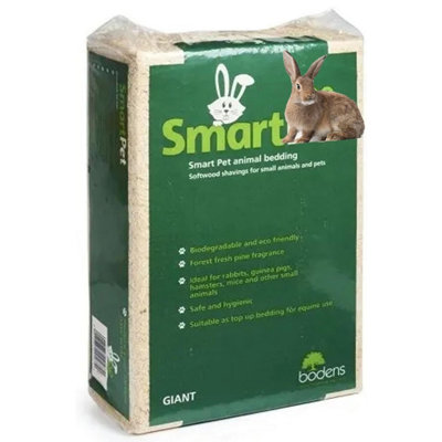 Pluto Packaging 3 Bags Of 10Kg Super Absorbent Wood Shavings For Pet Bedding Perfect For Small Animals Rabbits & Hamsters from B&Q