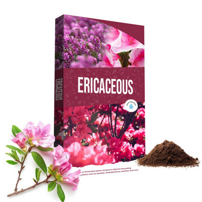 Pluto Packaging 1 X Ericaceous Plant Soil 60L With Essential Nutrients Specially Formulated For AzaleaCamelliaRhododendron & Heather from B&Q