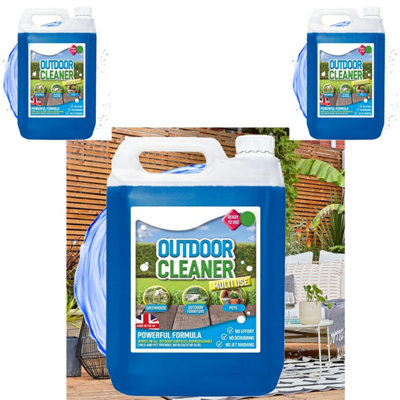 Pluto Packaging 1 X Ready To Use 2.5 Litre Multi Purpose Outdoor Cleaner For PathsPatios& Various Other Surfaces