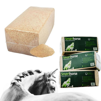Pluto Packaging 1 X 20Kg Highly Absorbent Soft Chip Horse Shavings Premium Softwood Bedding from B&Q