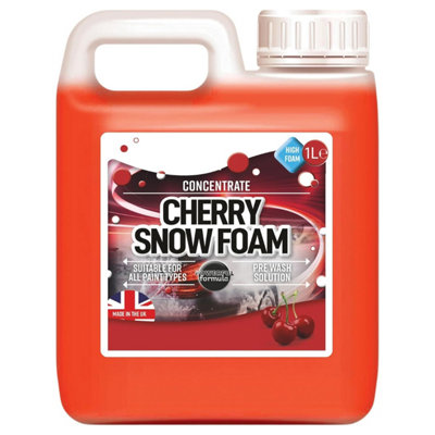 Pluto Packaging 1 X 1 Litre Concentred Vehicle Cherry Snow Foam Suitable For All Pint Types Powerful Formula from B&Q