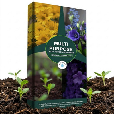 Pluto Packaging 40 Litre Specially Formulated Multi Purpose Compost Soil With Added John Innes from B&Q