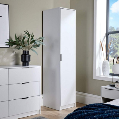 B&Q -  Phoenix 1 Door Wardrobe Storage White Bedroom Furniture