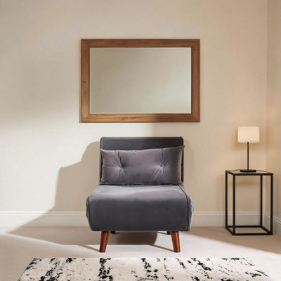 Home Source Morella Grey Single Sofa Bed