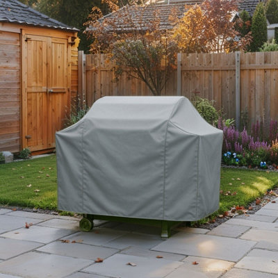 Home Source Duracover Heavy Duty 4 Burner Outdoor Bbq Waterproof Polyester Protective Cover 155Cm