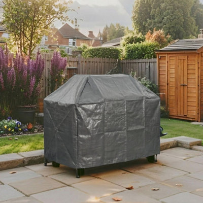 Home Source Duracover Large 110Cm Heavy Duty Pe Bbq Grill Waterproof Protective Cover from B&Q