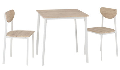 Seconique Riley Small Dining Set In Light Oak Effect Veneer from B&Q