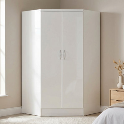 Cascio 2 Door Corner Wardrobe - Image 6