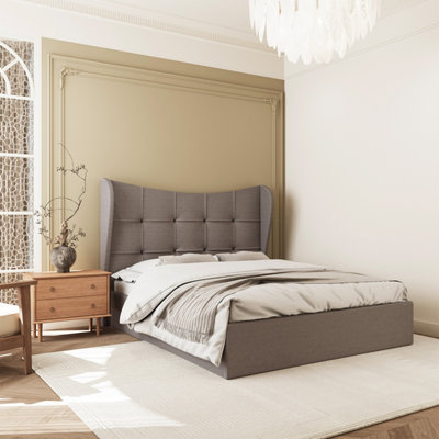 Seconique Verona Ottoman 5' BedBrown Fabric