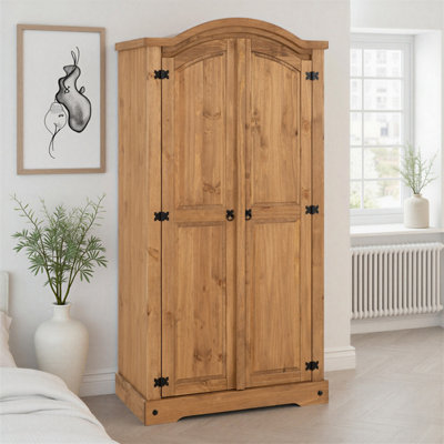 B&Q -  Corona Essentials 2 Door Wardrobe