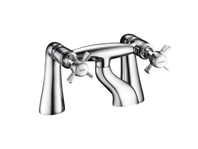 VeeBath Regency Traditional Bath Filler Mixer TapChrome from B&Q