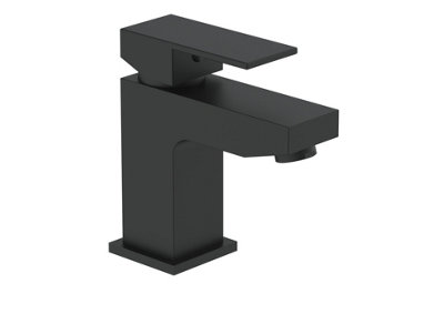 VeeBath Munro Mono Basin Mixer Tap With WasteMatt Black from B&Q
