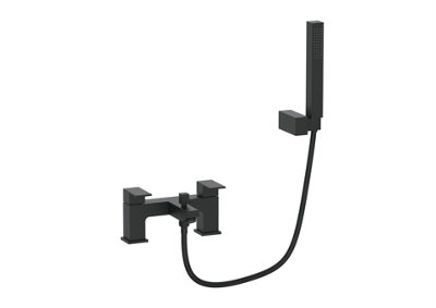 VeeBath Munro Bath Shower Mixer Tap With KitMatt Black from B&Q
