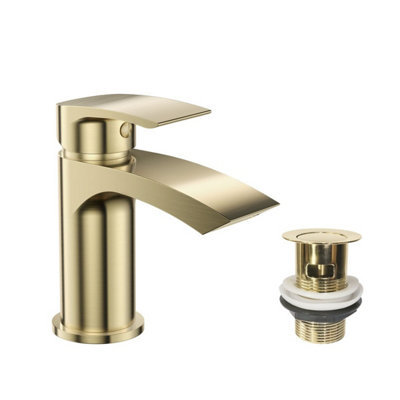 VeeBath Carter Mono Basin Mixer Tap With Waste from B&Q
