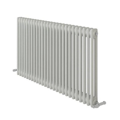 B&Q -  White 600X1190X70 Two Column Radiator-White