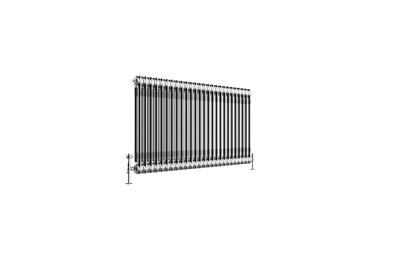 Ibathuk Helena Mkii Raw Metal 2 Column 600 X 1190 X 70 Radiator-Raw Metal from B&Q