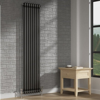 Ibathuk Helena Mkii Raw Metal 3 Column 1800 X 560 X 100 Radiator-Raw Metal from B&Q