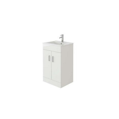 Veebath White Desire Venus 500 Fs Unit And Slim-Edge Basin