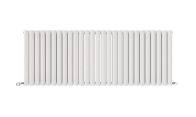 Ibathuk Princia Horizontal Double Oval Panel Radiator 600 X 1620Mm (Rhwd50)- White
