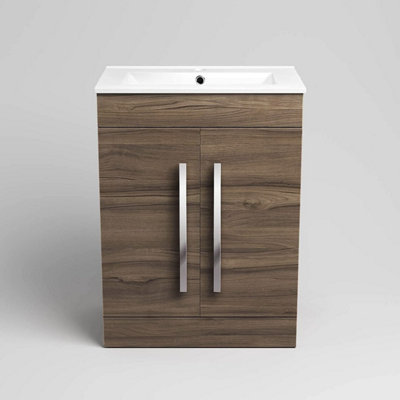 iBathUK Avon 2 Door Floorstanding Vanity Unit With Basin615mm X 815mm1 Tap Hole from B&Q