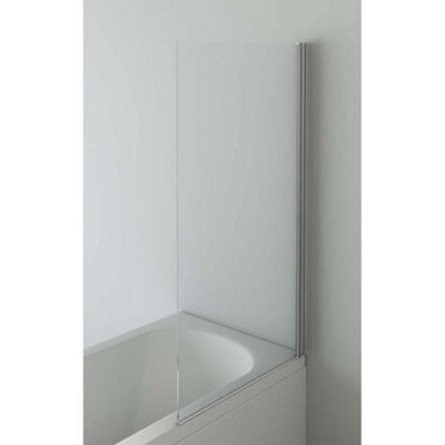 B&Q -  Sliding Bath Shower Glass Extending Screen Reversible Door Panel