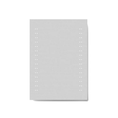 Ibathuk White Orion Wall Mounted Led Illuminated Bathroom Mirror, Modern Rectangular Battery Powered Mirror With Lights, 500X700mm Size 8 B&Q
