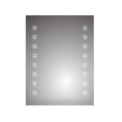 B&Q -  Celeste Wall Mounted Led Illuminated Bathroom MirrorModern Mirror With Backlit Light Sensor And Demister500 X 700mm