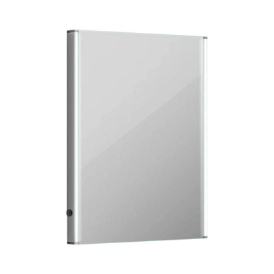Ibathuk Glowvia Wall Mounted Led Illuminated MirrorModern Mirror For Bathroom With Touch Sensor & Demister Pad390 X 500mm