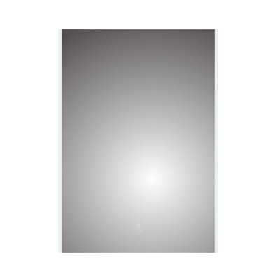 Ibathuk Nebula Wall Mounted Led Illuminated Bathroom Mirror With Touchless Sensor And Demister Pad With White Lights500 X 700mm