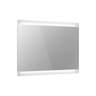 Ibathuk Averra Wall Mounted Led Illuminated MirrorModern Bathroom Mirrors With Touch Sensor & Demister Pad700 X 500mm