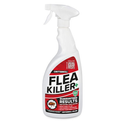 Critterkill Flea Killer Spray For The Home 1L from B&Q